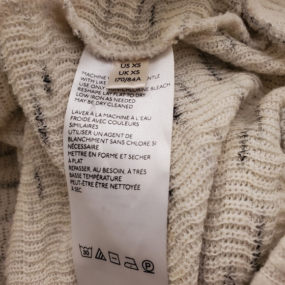 Anthropologie Soft Snow Flecked Ribbed Oversized Sweater Size XS - Picture 5 of 7